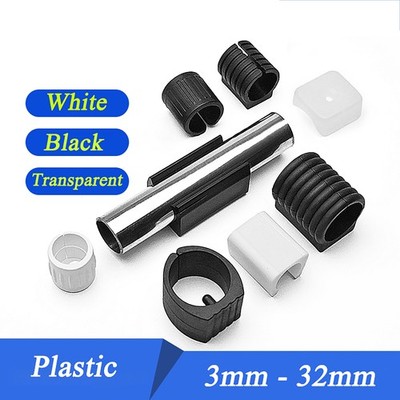Chair Foot Clamp-on Floor Glides Single Prong U-Shape Caps Plastic 3mm to 32mm