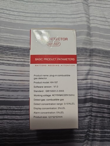 Detector 3 en 1 enchufable KH-107 NUEVO EN CAJA envío gratuito - Imagen 4 de 7
