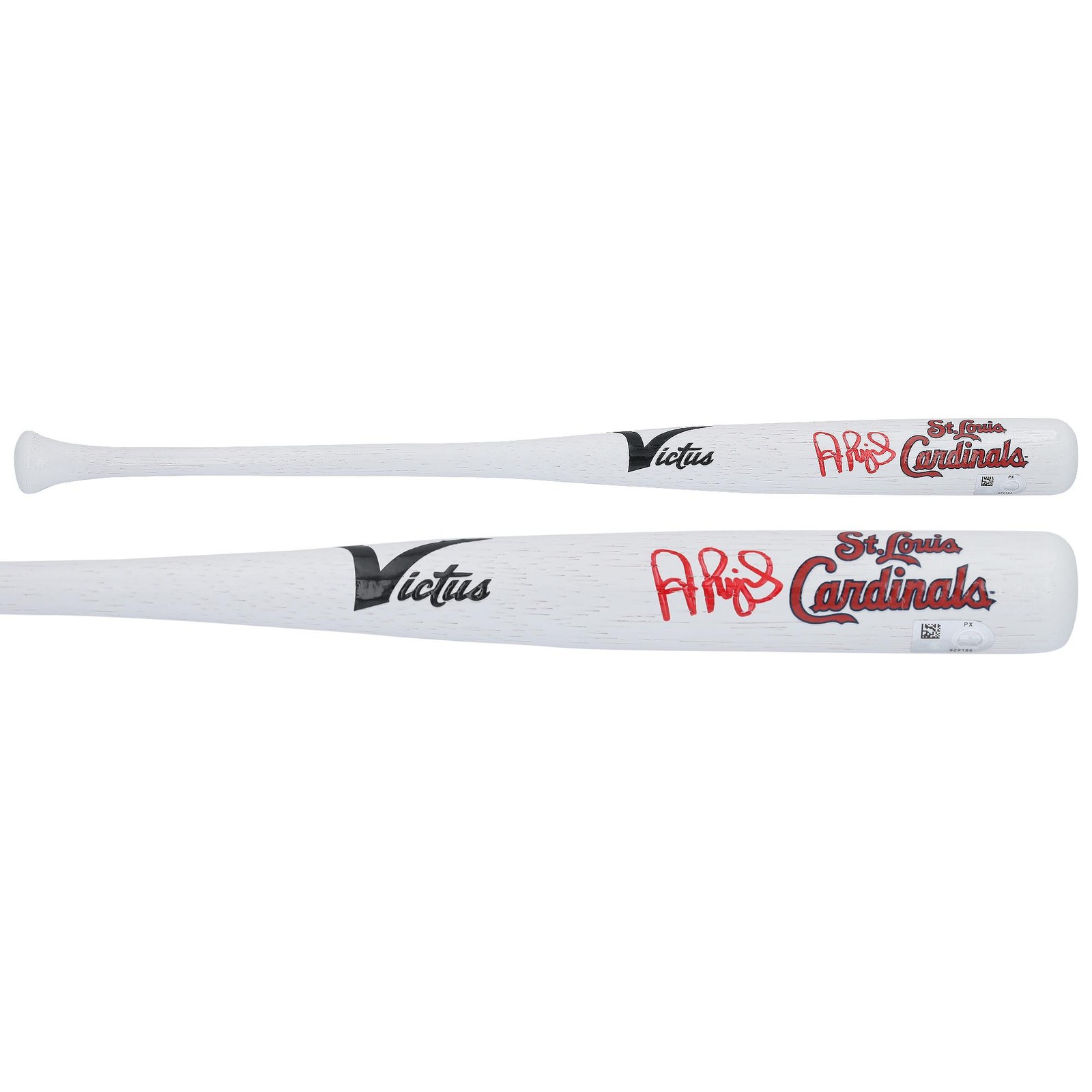 Albert Pujols St. Louis Cardinals Autographed Victus Team ID Mini Bat