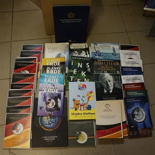 voller Karton Zubehör für Münzen Folder Blister meist MDM