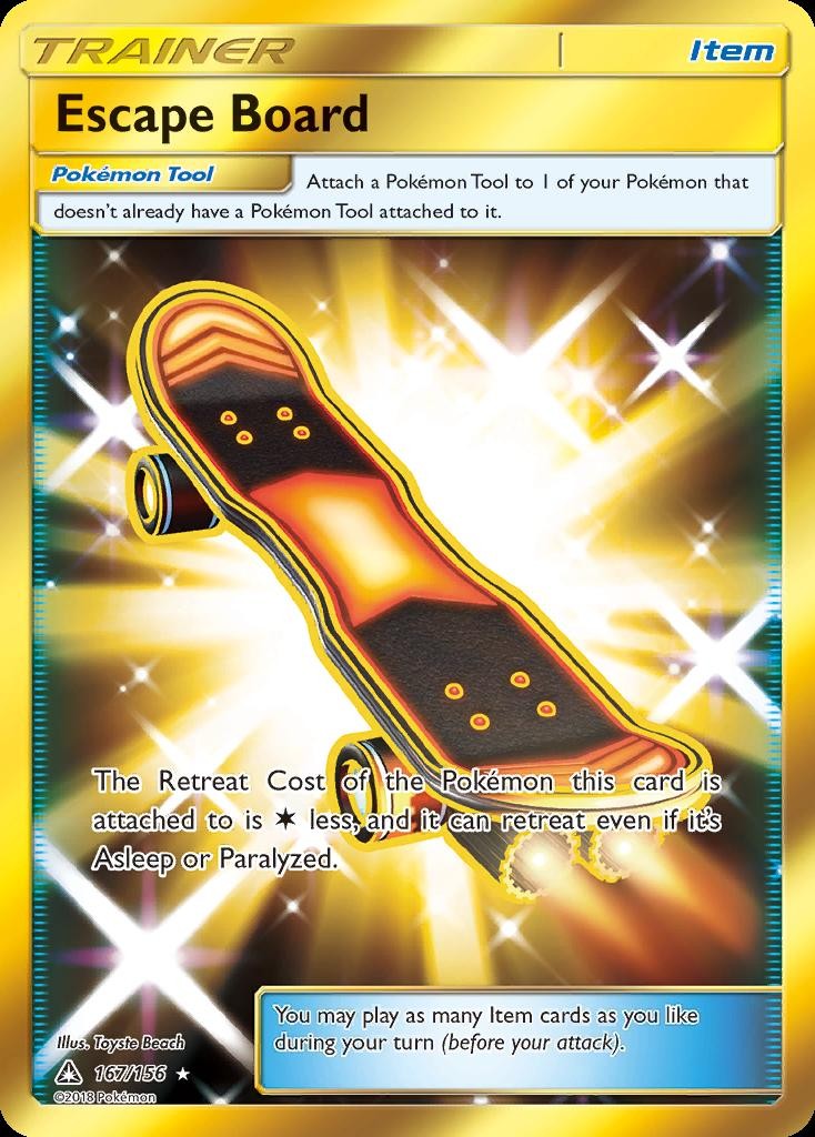 Pokemon Escape Board (167/191) Ultra Prism NM HOLO