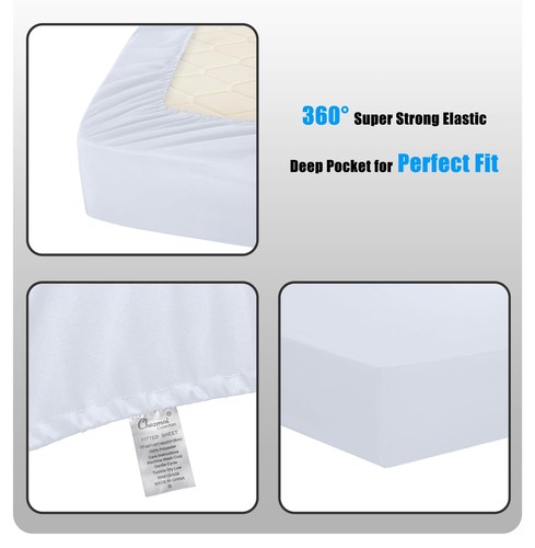 Liam White Queen Size Bed in a Bag Comforter Set - 7 Pieces Coin Pattern Ligh... - Picture 6 of 9
