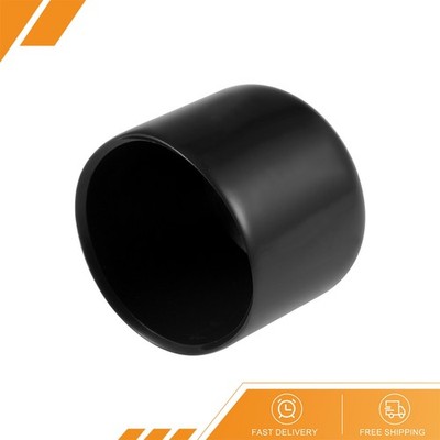 10 x Rubber End Caps 38mm ID 40mm Height Screws Thread Protectors Black