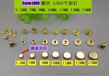 Bag Hardware Screws Flat Mushroom Studs Snap Buttons Locks Lobster Clasp Repair