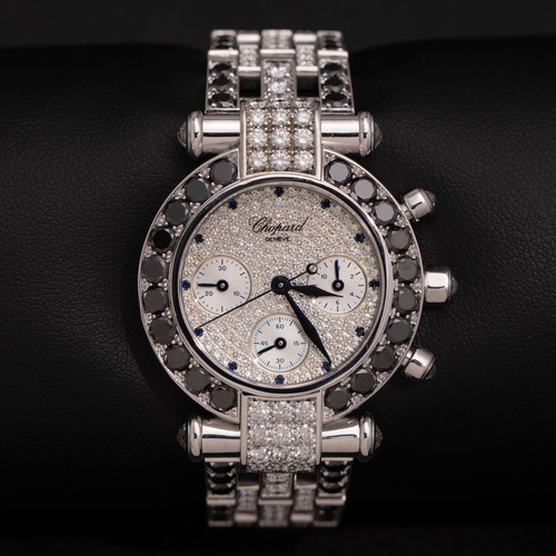 Chopard Imperiale Chronograph 383243-1010 18K Gold Watch Factory Diamond Dial