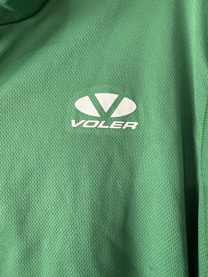 Camiseta deportiva de ciclismo Voler adulto XL-vieja pelota-verde-hecha en EE. UU.-gráfica Foto 4 de 4