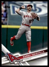 2017 Topps #215 Johnny Giavotella Los Angeles Angels Baseball