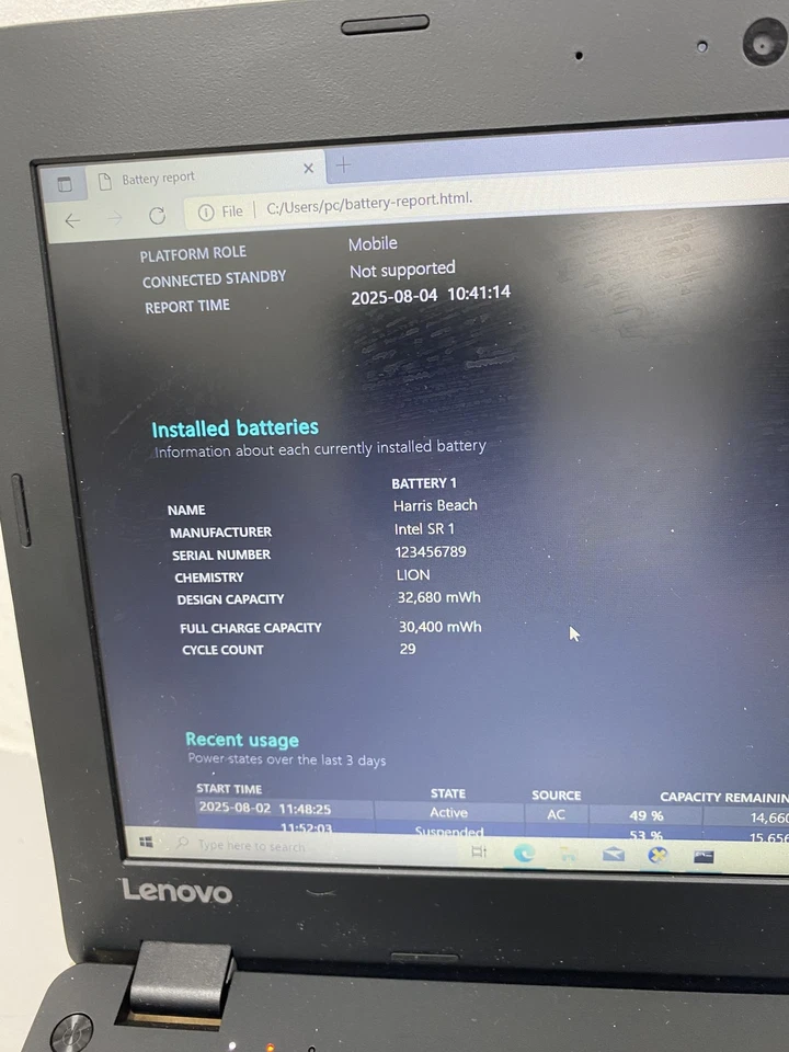 Lenovo IdeaPad 110s 11.6",(32GB SSD, Intel Celeron N 1.6GHz, 2GB) BOXED - Image 3 of 4