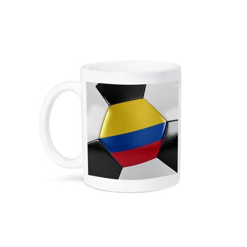 3dRose, Colombia Soccer Ball, Mug