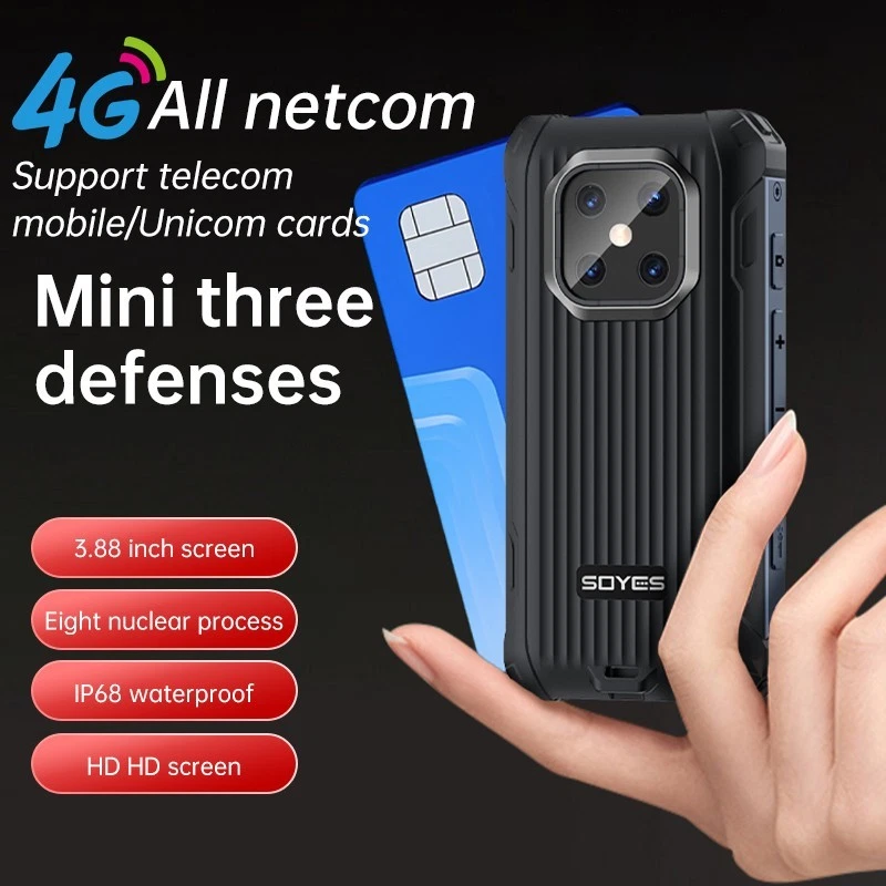 Mini Robust Smartphone Soyes C16 3,88" 6GB+128GB Wasserdicht 3000mAh Android 12 - Bild 2 von 4