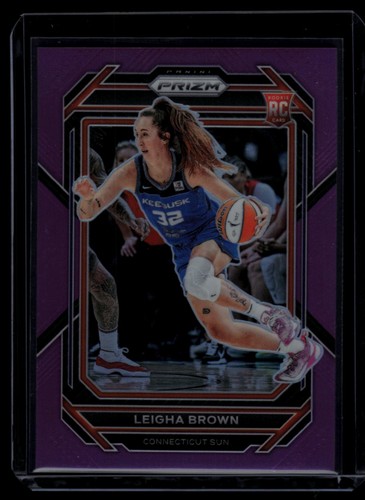 Leigha Brown 2023-24 Panini Prizm WNBA Purple /149 #146 RC Connecticut Sun