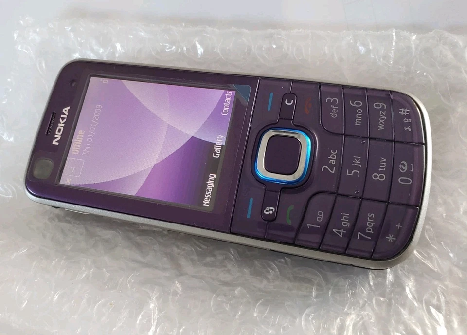 Nokia 6220 Classic (Unlocked) Mobile Phone Purple Excellent Condition  - Image 2 of 4