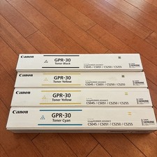 NEW Genuine Canon GPR-30 Toner Cyan Yellow Black C5045 C5051 C5250 C5255