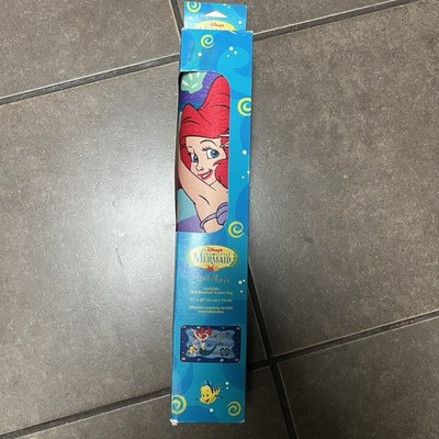 90s/00s VTG The little mermaid Rug mates Kids Washable Skid Resistant Rug 17x29