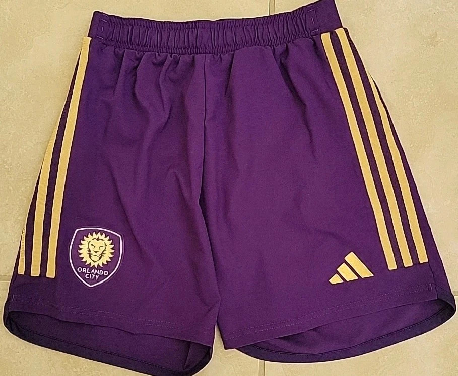 Adidas Orlando City SC Authentic Soccer Shorts Men's S $60 Aeroready NWOT  - Image 3 of 4