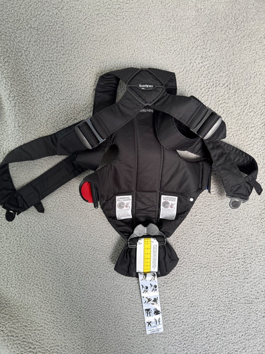 BabyBjörn Baby Carrier Mini 7-25 lbs Black -tb Excellent Condition