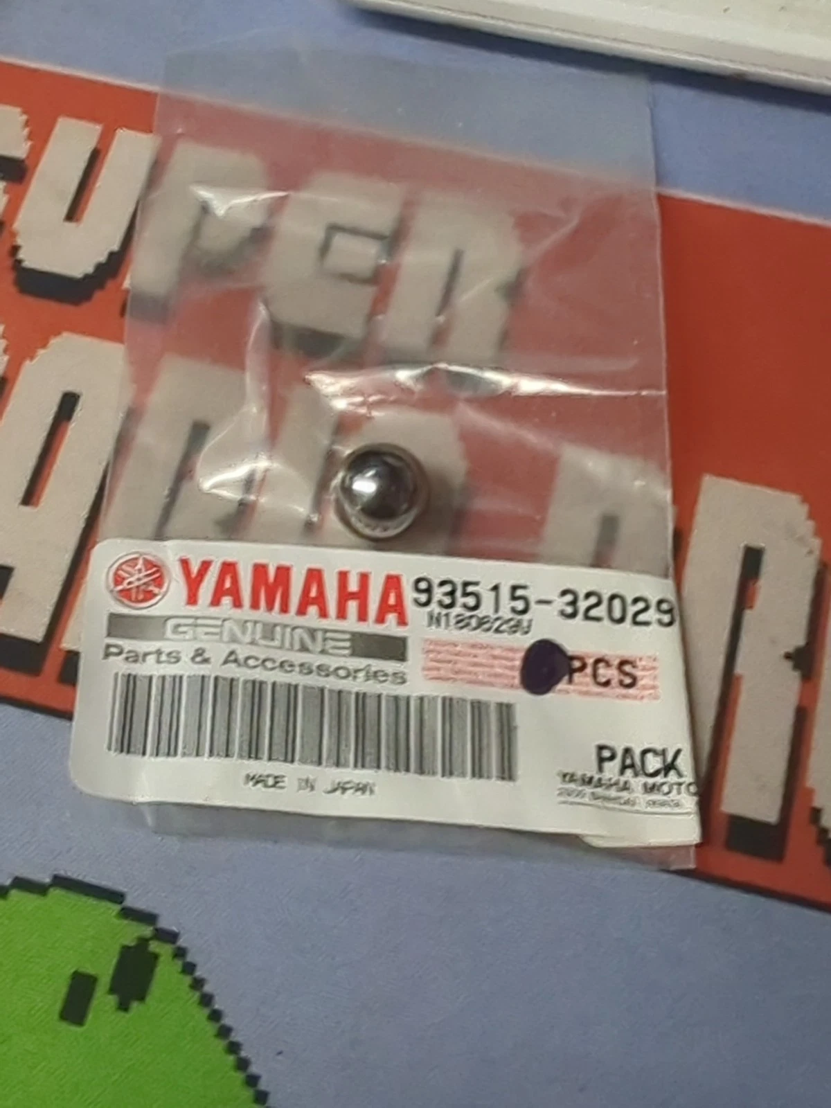New Yamaha Oem Genuine Clutch PUSH Rod Ball BANSHEE YFZ450 YFZ450R KODIAK
