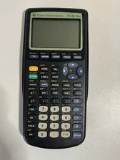 Texas Instruments TI-83 Plus Graphing Calculator W/Cover – No Batteries Working