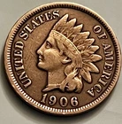 1906 Indian Head Cent Good Detail Solid Strike Nice Eye Appeal Both Sides JC1733