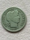 1916 P Barber silver dime a very fine coin , plus a surprise