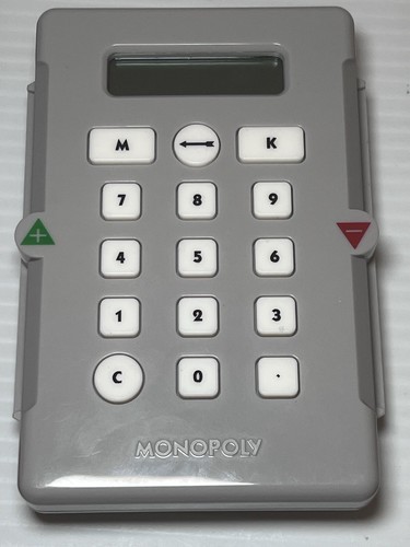Monopoly Electronic Banking Game 2008 Replacement Banker Unit & 6 Debit Cards - Picture 2 of 6