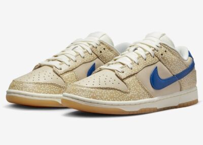 Nike Dunk Low PRM Men's Size 11 Sesame/Blue Jay-Sail-Sanddrifit DZ4853 200