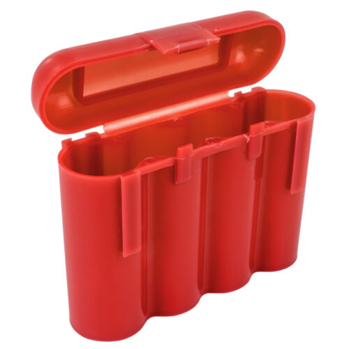 10 RED AA AAA BATTERY BATTERY PLASTIC STORAGE CASE HOLDER BOX USA SHIP - Picture 3 of 9