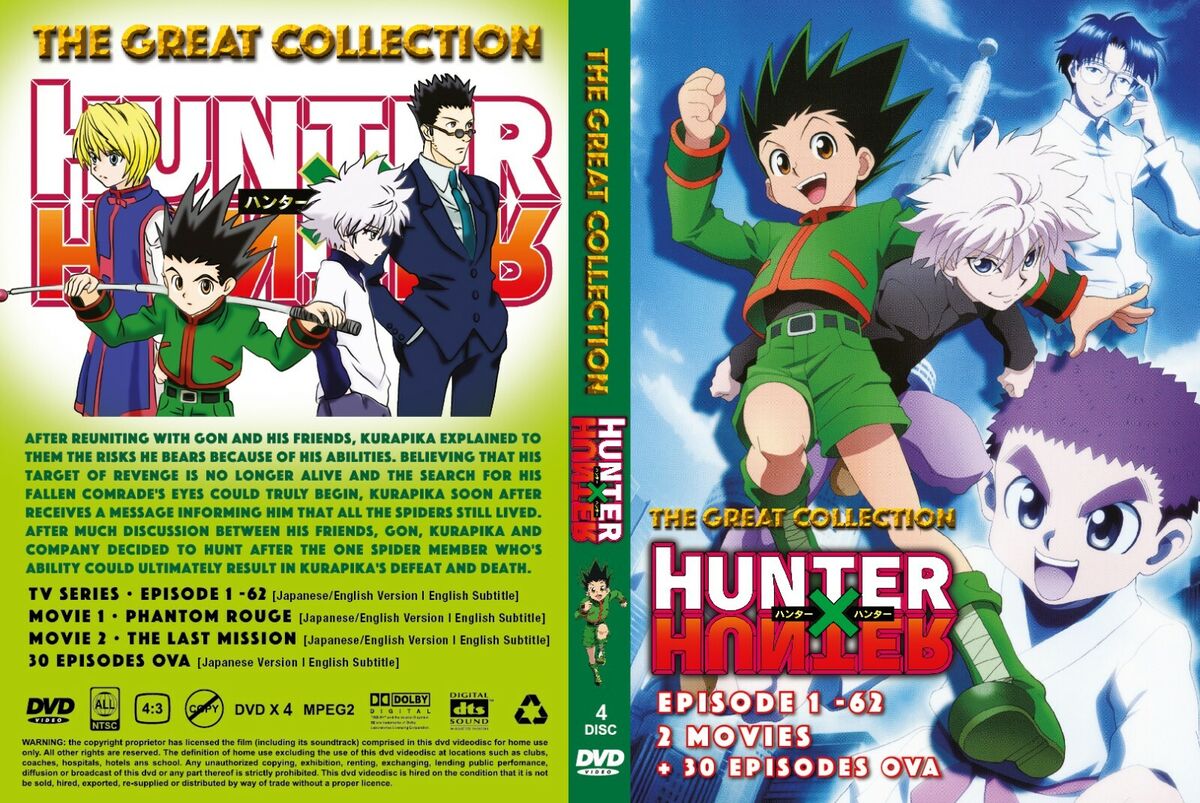 DVD The Great Collection HUNTER X HUNTER Series+ 2 Movies+ 30 OVA