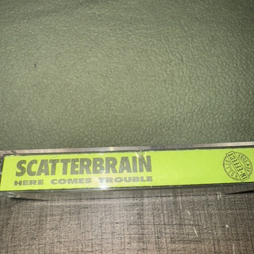 Scatterbrain - Here Come Trouble (1990 Rare Promo Cassette) Never Played! OOP! - Picture 3 of 6