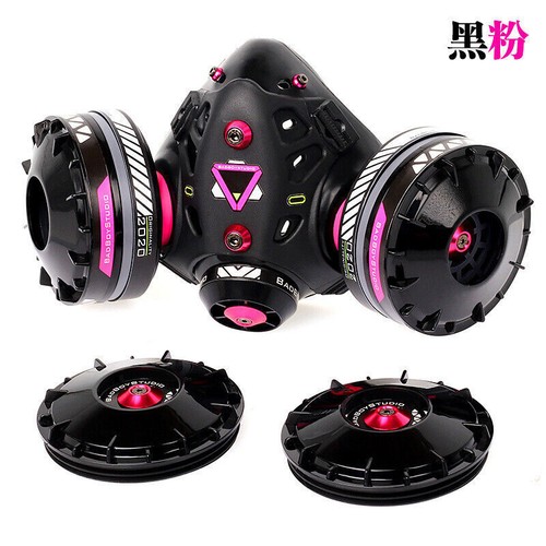 Lo último Máscara Mecánica Cyberpunk Juegos con disfraces Halloween Carnaval Fiesta Bar Máscaras de utilería - Imagen 14 de 25