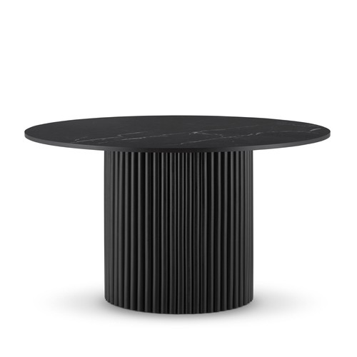 Couchtisch aus Stein HANDGEMACHT Beistelltisch Sofatisch Geriffelt Tisch - Bild 3 von 6