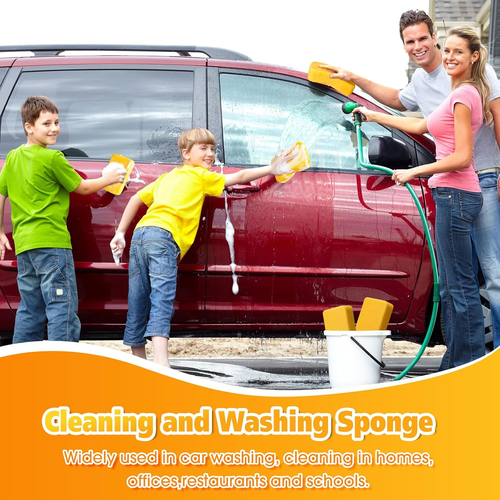 60 Pcs Large Sponges 7.5 X 5.5 X 1.9 Inch All Purpose Cleaning Washing Car Tile - Picture 6 of 12
