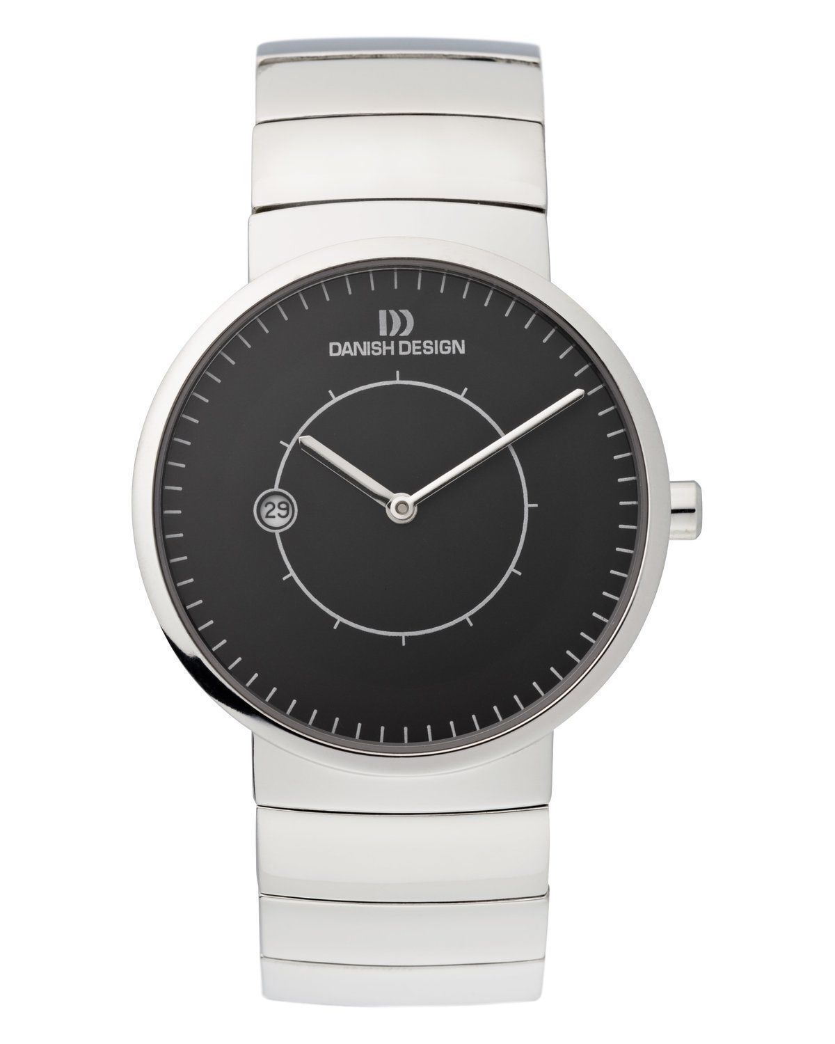 Danish Design IQ62Q830 Black Dial Titanium Quartz Classic Men's Watch