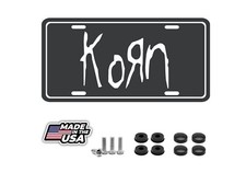KORN license plate metal wall sign front tag vanity plate -Music Band
