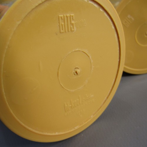 Bicchieri vintage GITS HI-Kool Starburst set di 6 bicchieri oro senape tazze 7" - Foto 5 di 6