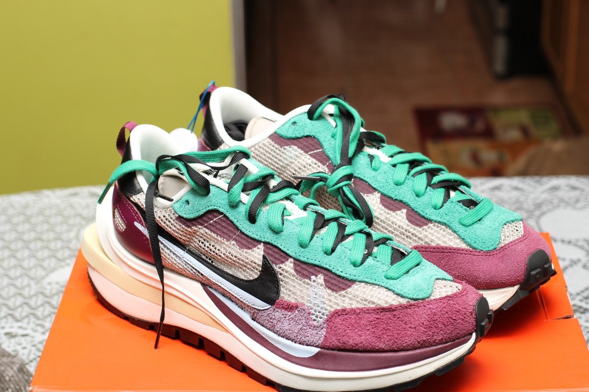 NIKE SACAI X VAPORWAFFLE SP 'VILLAIN RED' SIZE 11.0 ITEM DD3035
