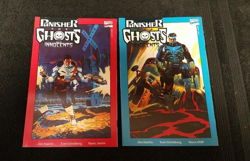 1993 MARVEL COMICS PUNISHER GHOSTS OF INNOCENTS COMPLETE SET #1-2 VF/NM VINTAGE