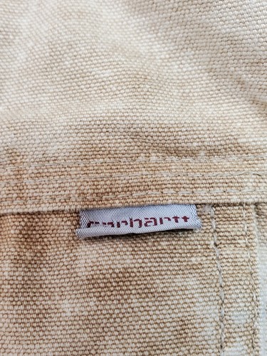 Carhartt 100th Anniversary Trucker Style Jacket Men’s XL Faded Beige Distressed - Picture 3 of 24