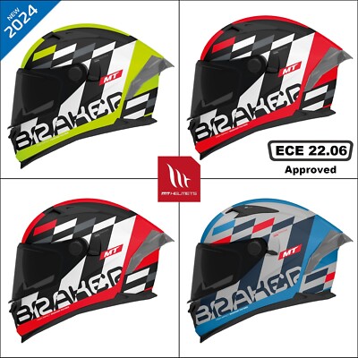 MT BRAKER SV FOSTER FULLFACE LEICHTER MOTORRAD BIKE ECE22.06 STURZHELM