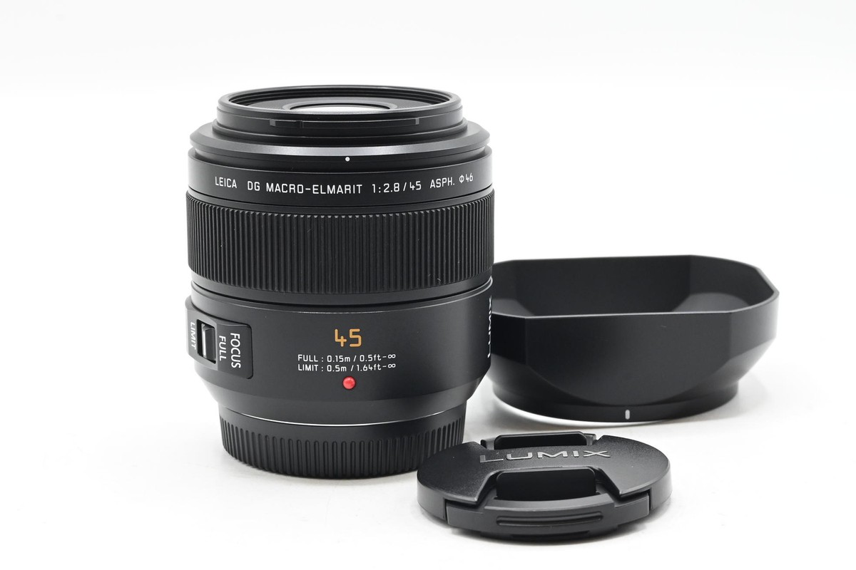 Panasonic Leica DG 45mm f2.8 Macro-Elmarit ASPH Mega OIS MFT Lens 