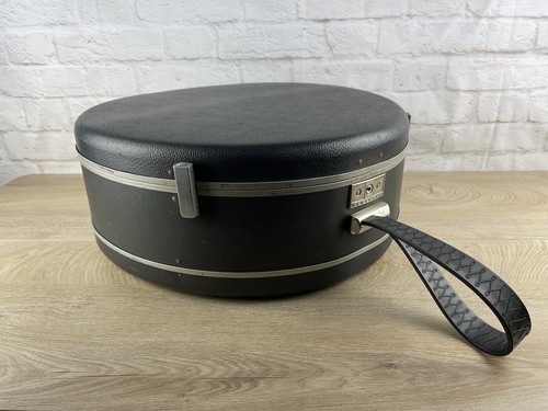Vtg Samsonite Silhouette Round Hat Box 