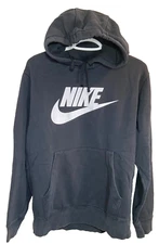 Nike Sportswear Men's Club Pullover Hoodie Sweatshirt, M - Black (325)