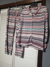 Womens Layla Soft Fleece 2 Pc PJ's /Lounge Set Medium