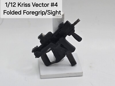 3d Printed KRISS VECTOR FOLDED GUN#4 G.I.Joe Classified MARVEL LEGENDS 1/12