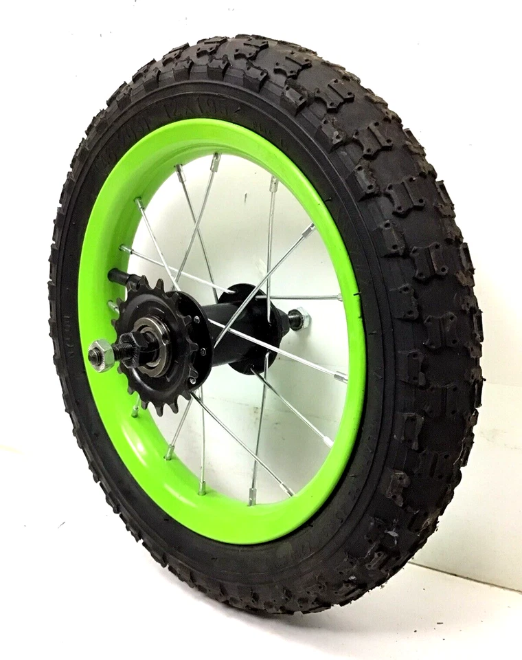 12 Zoll Fahrrad Hinterrad grün Rücktrittbremse mit 12-1/2 x 1,95 Zoll Reifen Fahrrad #N28