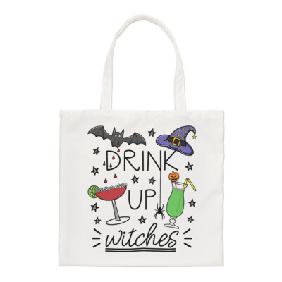 Drink Up Hexen Halloween normale Tragetasche Geist Kürbis Witz lustig Shopper