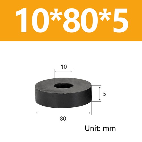 Schwarz Rund Gummi Stoß Dämpfung Pad Abstandshalter Abstandsscheibe Innendurchmesser 2 mm - 56 mm - Bild 106 von 206