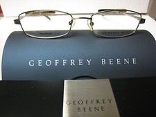 GEOFFREY BEENE EYEGLASS FRAMES Style ALLURING in BROWN 51-18-130 W/ Case