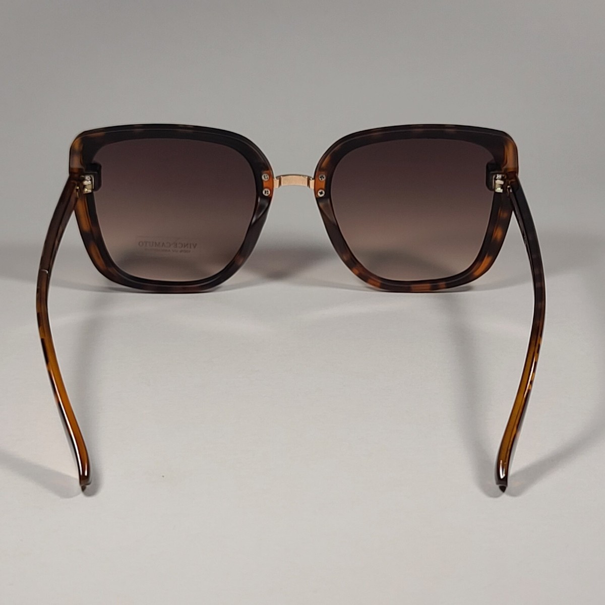 Vince Camuto Women’s Glam Round Tortoise Sunglasses Oversized sunglasses Vince Camuto Multicolour in Plastic  main image 3