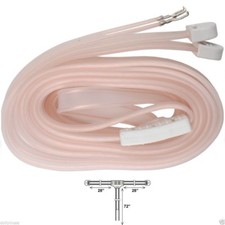 New FM Dipole Antenna 6 FT in length T Shaped SPADE TERMINALS 300 ohm twin leads